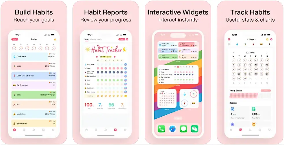 Habit Tracker interface