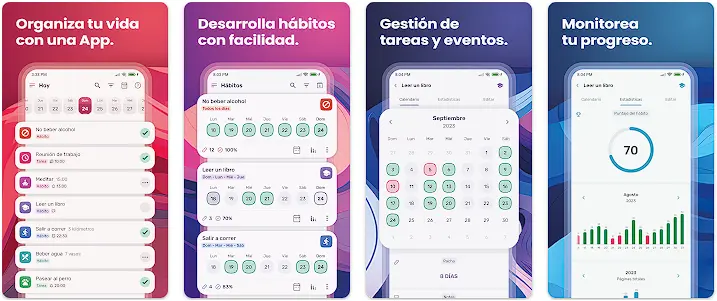 Interfaz de HabitNow